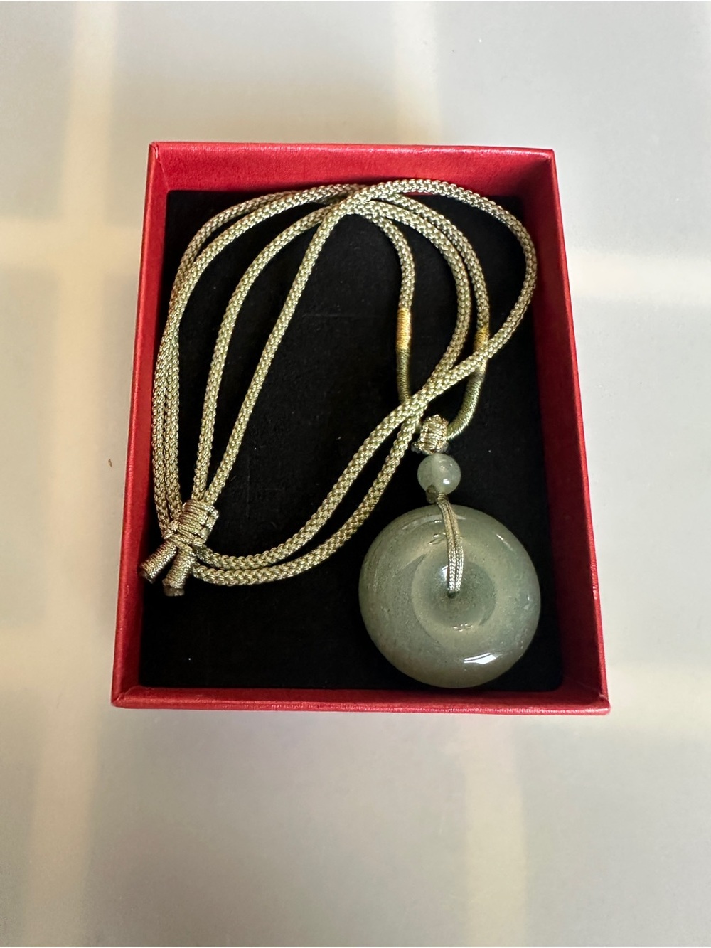 New Green Quartzite Jade Pi Pendant Necklace – Feng Shui Lucky Fortune Charm